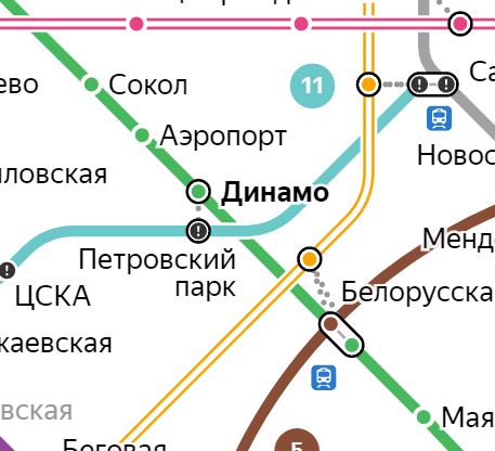 Метро москвы схема динамо