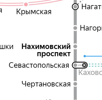 Нахимовский проспект метро схема