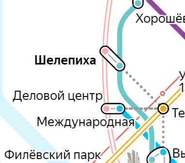 Метро москвы шелепиха схема